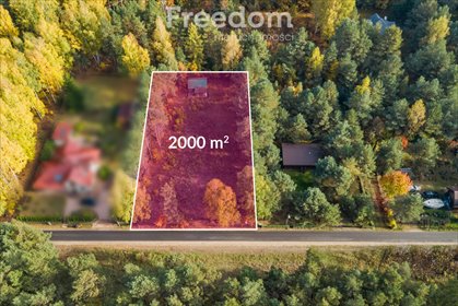 Sprzedam działkę 2000 m² w Pobyłkowie Małym z lasem i pełnym uzbrojeniem działka Pobyłkowo Małe