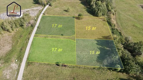 działka na sprzedaż 1500m2 działka Trzetrzewina