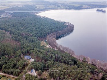 Działka nad jeziorem w Chrzypsku Małym, 1886 m2 działka Chrzypsko Małe
