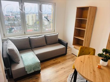 Widok na Kraków i góry z 11. piętra — 34 m², funkcjonalne i jasne mieszkanie Kraków, Dobrego Pasterza (Kraków-Śródmieście)