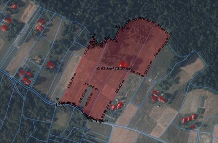 Polecam działkę 33 700 m² z budynkami i lasem w Wesołej działka Wesoła