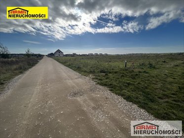 Działka 1100 m² z mediami, prostokąt, dojazd utwardzony działka Grzędzice