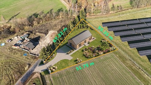 Działka 1681 m² z mediami, lasem i łąkami działka Tuchola