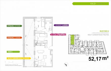 mieszkanie na sprzedaż 52m2 mieszkanie Gliwice, Stare Gliwice