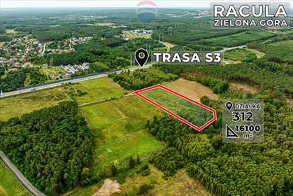 działka na sprzedaż 16100m2 działka Zielona Góra, Racula-Grabowa