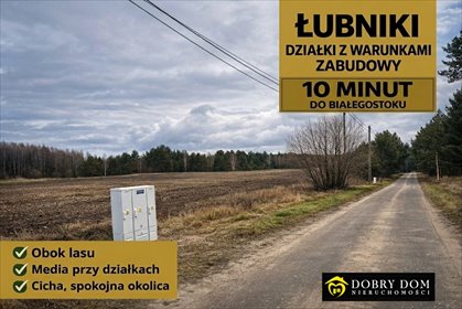 Na sprzedaż działka 1369 m² pod dom w Łubnikach działka Łubniki