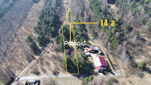 działka na sprzedaż 1400m2 działka Bogoria, Kolejowa