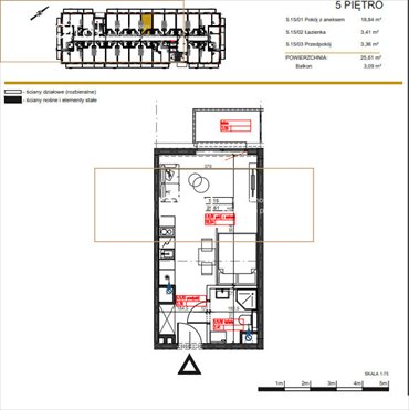 mieszkanie na sprzedaż 26m2 mieszkanie Słubice, Transportowa