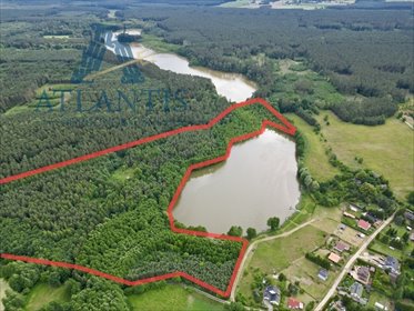 Do sprzedania działka 88 400 m² z lasem i dostępem do jeziora działka Jania Góra