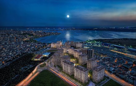 Nowoczesny apartament z widokiem na jezioro w Küçükçekmece mieszkanie İstasyon, İstasyon, Küçükçekmece, Stambuł