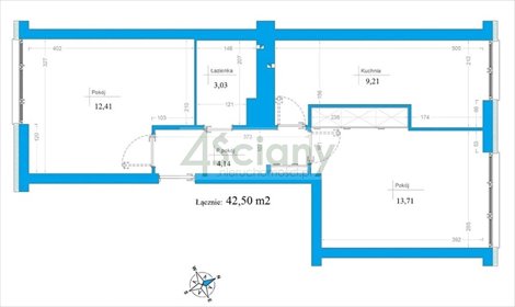 mieszkanie na sprzedaż 43m2 mieszkanie Warszawa, Żoliborz, Władysława Broniewskiego