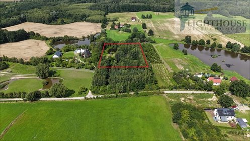 Działka z domkiem 49 m2, staw, las, spokój i prywatność działka Trąbki Małe, Ogrodowa