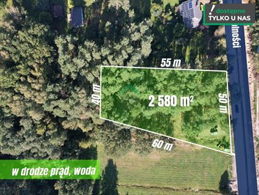 działka na sprzedaż 2600m2 działka Boronów