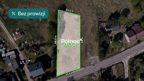Działka budowlana 1338 m² z MPZP, szeroka, dojazd asfaltowy zapraszam działka Nadma, Stara 179