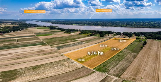 Działka budowlana 1000 m² w spokojnej okolicy działka Wólka Przybójewska