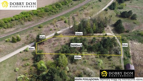 działka na sprzedaż 3600m2 działka Strabla