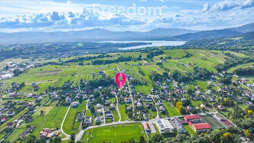 Do sprzedania działka 2453 m² z fundamentem w Łękawicy działka Łękawica