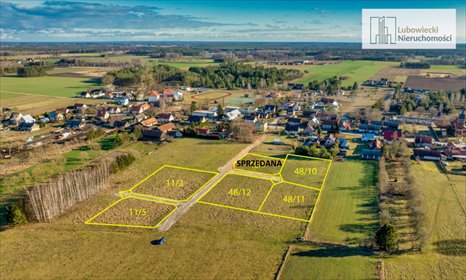 działka na sprzedaż 1205m2 działka Lipowiec