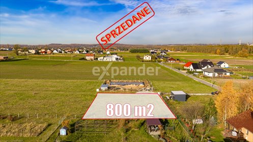 działka na sprzedaż 800m2 działka Orzesze, Mościska, Makowa