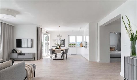 Wynajmę przestronne 122 m² apartament z tarasem w Gdyni mieszkanie Gdynia, Pogórze