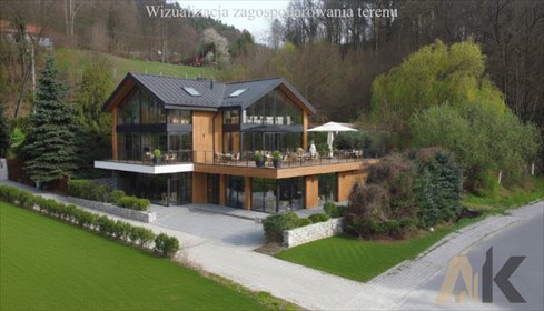 Inwestycyjny obiekt z projektem rozbudowy w Wytrzyszczce dom Wytrzyszczka