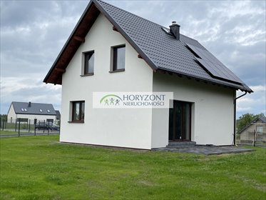 Dom wolnostojący z garażem, energooszczędny, 126 m2 dom Mściszewice