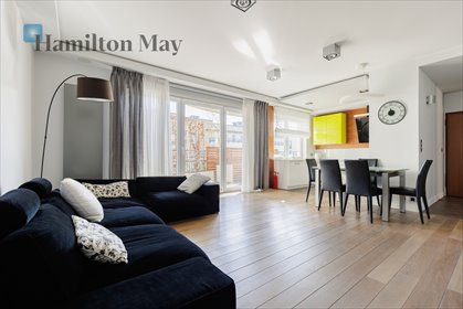 Na wynajem przestronne 98 m² apartament z 3 sypialniami i balkonem mieszkanie Warszawa, Ochota, Drawska