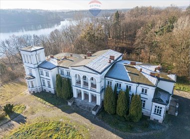 Zabytkowy pałac nad jeziorem, 4 ha, gotowy do aranżacji - polecam! dom Lubstów, Jeziorna
