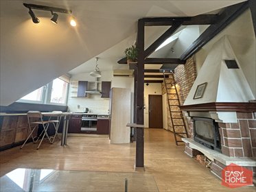 Unikalne poddasze 57m2 z antresolą i kominkiem mieszkanie Poznań, Śródka, Śródka, Gdańska