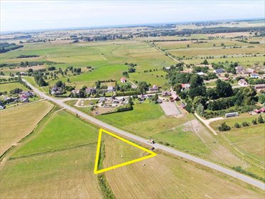 Działka 2331 m² przy drodze wojewódzkiej w Krupy działka Krupy, Krupy