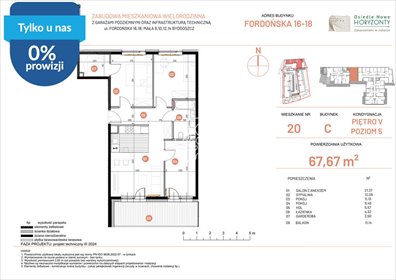 Przestronne 4-pokojowe mieszkanie w nowoczesnym osiedlu polecam mieszkanie Bydgoszcz, Fordońska