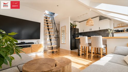 Dwupoziomowe 80 m2 z garażem, pełne wyposażenie mieszkanie Gdańsk, Karczemki, Różany Stok