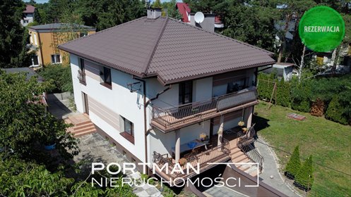 Dom 173 m² z garażem i dodat. budynkiem w Otwocku. dom Otwock