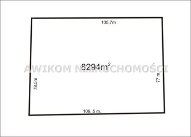 działka na sprzedaż 8294m2 działka Skierniewice, Rawka