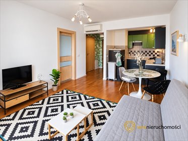 Eleganckie 2-pokojowe mieszkanie z klimatyzacją i dużym balkonem. mieszkanie Wrocław, Krzyki, Powstańców Śląskich