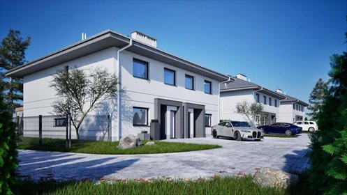 Na sprzedaż nowoczesny bliźniak 128 m² z ogródkiem w Bezrzeczu dom Bezrzecze
