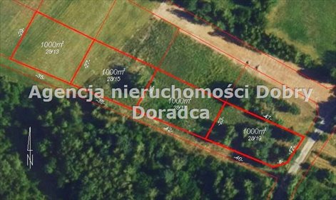 działka na sprzedaż 1000m2 działka Wycinki Osowskie, Brzozowa