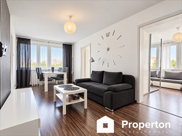 Na sprzedaż przestronne 47 m² mieszkanie z balkonem w Szczecinie mieszkanie Szczecin, Komuny Paryskiej