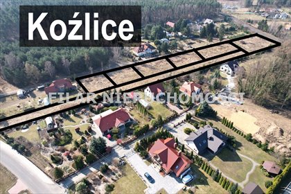 działka na sprzedaż 1000m2 działka Koźlice