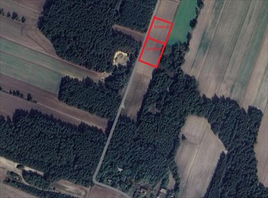 działka na sprzedaż 1200m2 działka Brzeziny, Zagórna