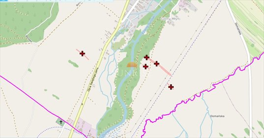Do sprzedania działki rolne 9723 m² w Czarnym Dunajcu działka Czarny Dunajec, Ojca Świętego Jana Pawła II