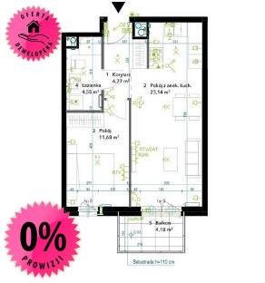 mieszkanie na sprzedaż 44m2 mieszkanie Warszawa, Praga-Południe, Kamionek, Drwęcka