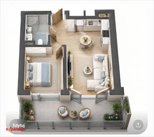 mieszkanie na sprzedaż 35m2 mieszkanie Poznań, Umultowo, Maków Polnych