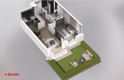 Nowe 2-pokojowe mieszkanie z ogródkiem w Naramowicach mieszkanie Poznań, Naramowice, Naramowicka