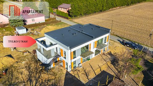 Nowoczesny bliźniak 116 m² z tarasem i garażem dom Laskowice