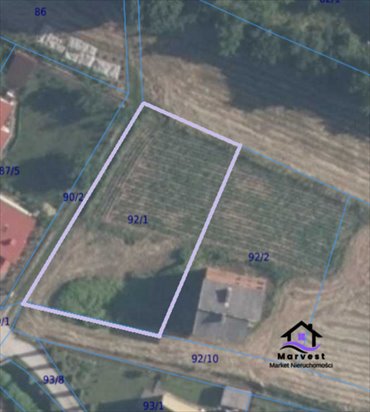 działka na sprzedaż 952m2 działka Biczyce Dolne