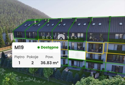 mieszkanie na sprzedaż 37m2 mieszkanie Szczyrk, Graniczna