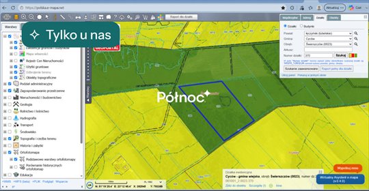 Na sprzedaż rozległa działka 23 200 m² w Świerszczowie działka Świerszczów