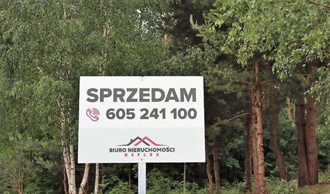 działka na sprzedaż 1372m2 działka Mokobody, Leśna