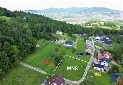 Działka 1769 m² z mediami i planem zagospodarowania - polecam! działka Limanowa